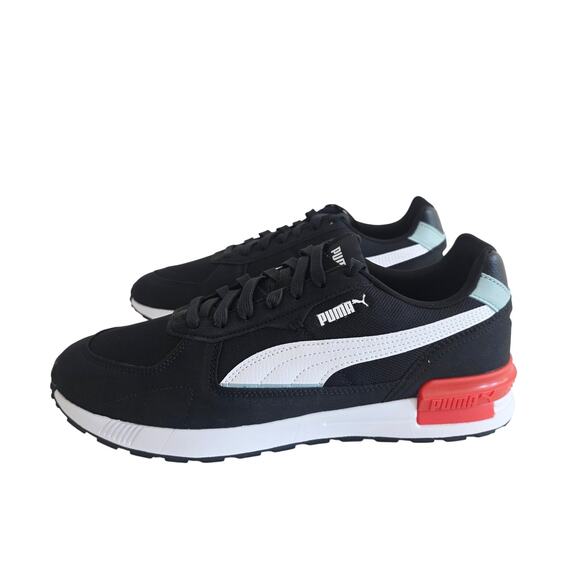 Puma Graviton Black & White Running Sneakers Men\'s Size 10.5
